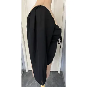Abercrombie & Fitch Black Crop Top Cut Out Witchy Goth‎ Y2K Sexy Minimalist thumbnail 4