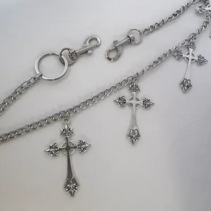 Cross Pants Chain for Men Women,Jeans Chain,Keys Chain,Biker Wallet Chain,Streetwear Punk Hip Hop Unisex Style thumbnail 3