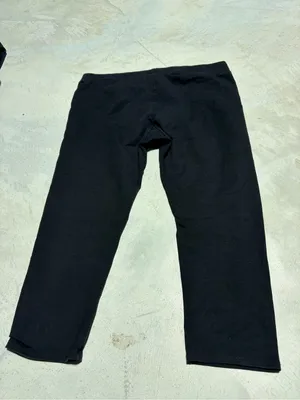 Pact Black Stretch capri Leggings large organic cotton thumbnail 3