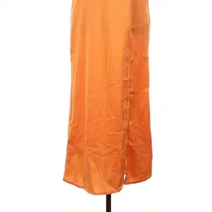 Hello Molly Golden Thoughts Orange Maxi Dress Cowl Neck Lace Up Back Size 4 thumbnail 5