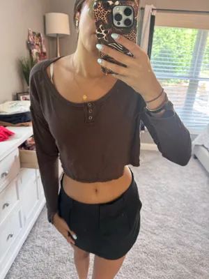 Urban Outfitters Top Crop Long Sleeve thumbnail 4
