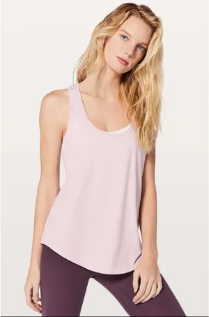 Lululemon Love Tank in Dew Pink Size 2 thumbnail 1