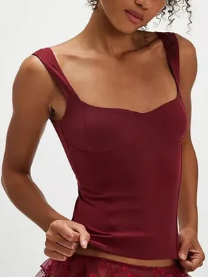 Free People Somewhere Sometime Cami | Size: L thumbnail 1