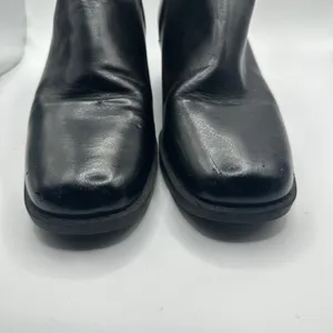 Naturalizer‎ Black Faux Fur Lined Ankle Boots Women's Size 8M Zip Side thumbnail 3