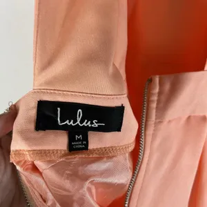 Lulus Dress Rehearsal Coral Skater Fit & Flare Mini Dress‎ Women's Medium Tiered thumbnail 11