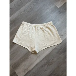 H&M Pull On Shorts Drawstring Elastic Waistband Medium Oatmeal Beige thumbnail 6