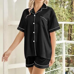 NWOT Matching Black silk ruffle pajama set sz s #loungewear #sleepwear thumbnail 5