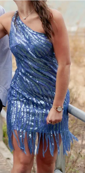 Purple short dress Size 2 thumbnail 1