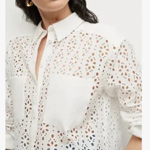VERONICA BEARD Aderes Eyelet Shirt in White - Size 16 - NWT Brand new! thumbnail 2