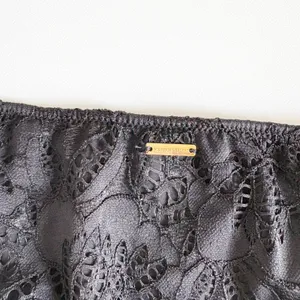 NWT Victoria's Secret Womens Black Floral Lace Side Tie Teeny Bikini Bottom S thumbnail 5
