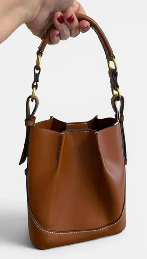 Tan ZARA bag thumbnail 1