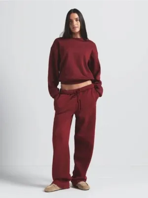 NWT Skims (GAR) Cotton CLASSIC Fleece Jogger pants sweatpants new black SIZE XXS thumbnail 4