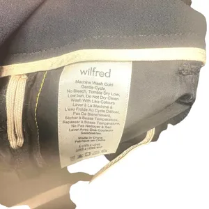 Aritzia Wilfred Jallade Trouser Pants Black Blue‎ Yellow Stripe Size 0 thumbnail 9