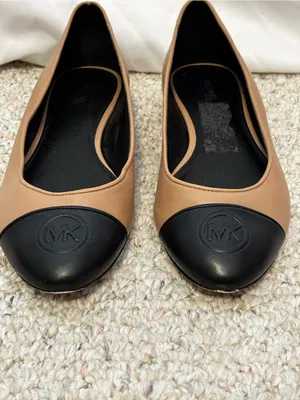 MICHAEL Michael Kors Dylyn Logo Ballet Flat Toffee Black size 9 thumbnail 6
