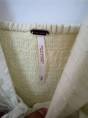 Free People Pale Yellow Tiered Maxi Dress thumbnail 6