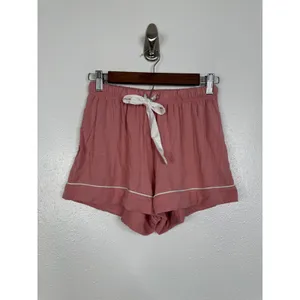 Birdy Grey Dusty‎ Rose Pink Bamboo Pajama Set Short Sleeve Shorts XS 010603 thumbnail 7
