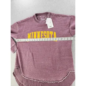 Women's SMALL Pressbox Minnesota Golden Gophers Vintage Wash Pullover Sweatshirt thumbnail 9