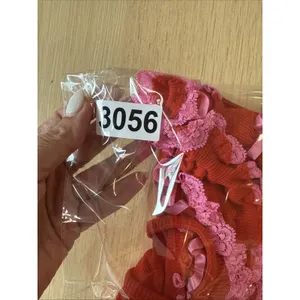 BETSEY JOHNSON Y2K Intimates Luscious Red Pink Slip Dress Size Medium -3056 thumbnail 8