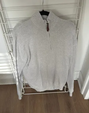 Brandy Melville Grey Quarter Zip thumbnail 1