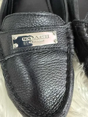 Coach Fredrica Black Leather Loafers Moccasins Women’s Size 6.5B thumbnail 6