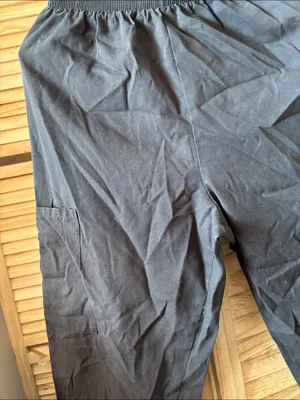 Ladies, white swan, scrub, slacks extra small Black Size XS thumbnail 2