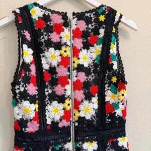 Alice + Olivia Zula Party Mini Dress Size 2 XS Floral Lace Embroidered Cocktail thumbnail 9