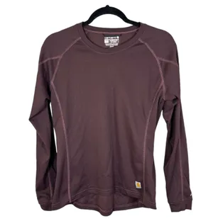Carhartt Base Force Midweight Tech Crew Women's Size Medium thumbnail 1