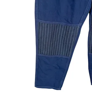 Sandrine Rose NWT Pants Women's 27 Navy Patchwork Workwear Indie Utility Ankle thumbnail 5