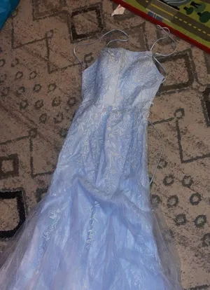 Lavetir blue tulle and lace dress sz.S thumbnail 1
