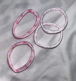 LoveShackFancy hair ties. 4 pc thumbnail 1