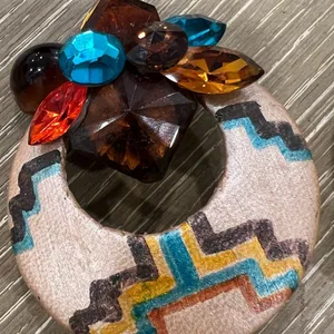 Vintage tribal earrings thumbnail 3