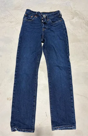 Levi’s 501 Dark Blue Denim Jeans 25 x 30 thumbnail 1