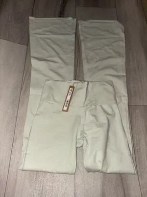 Skims Cotton jersey fold-over pant Color spearmint thumbnail 2