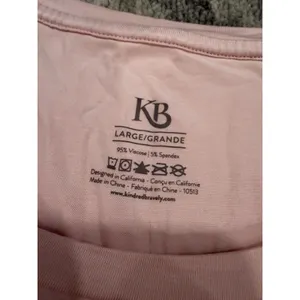 Kindred Bravely Everyday Maternity & Nursing Pocket T-shirt Dusty Pink Sz L NWT thumbnail 9