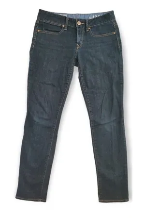 Gap Jeans Women 26 Always Skinny Low Waist Denim Pants EUC Dark Wash 2K 1969 EUC thumbnail 1