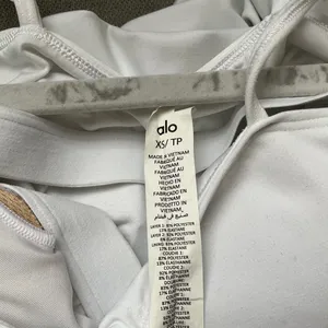 Alo Yoga Alosoft Courtside Tennis Dress White XS thumbnail 4
