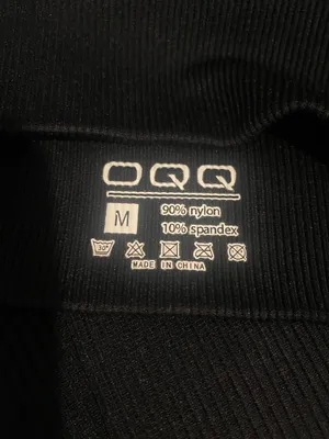 New Without Tag OQQ Black Exercise Workout Set Size M Size M thumbnail 6