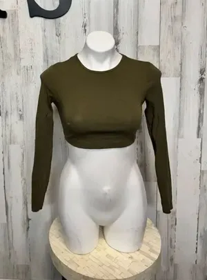 Green crop top Green Size XS thumbnail 1