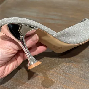 New Nine‎ West Women's Bridal Hott Pointy Toe Dress Mules Size 6.5 thumbnail 9