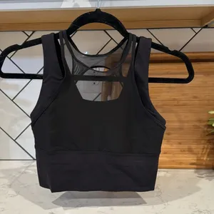 Lululemon Double Top Bra black running training workout sold out size 4 neutral thumbnail 1