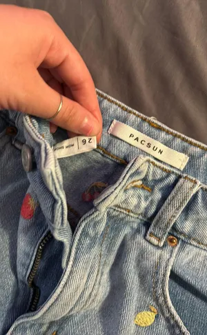 PacSun Eco Fruit Embroidered Mom Shorts thumbnail 6