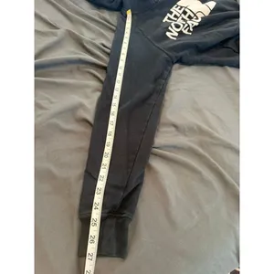 The North Face Gorpcore Pullover spellout Hoodie Sz:M Black Half Dome Logo thumbnail 5