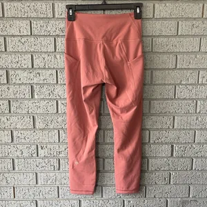 Lululemon Wunder Train High-Rise Crop with Pockets 23" in Brier Rose Pink Size 6 thumbnail 6