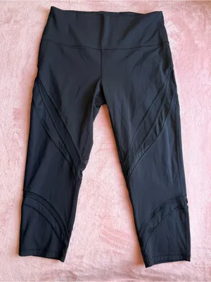 Lululemon Wunder Under High-Rise Crop 21" *Mesh thumbnail 3
