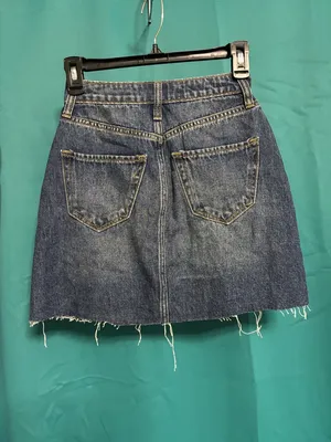 Hollister Denim Blue Jeans Skirt - Classic Washed Blue thumbnail 2
