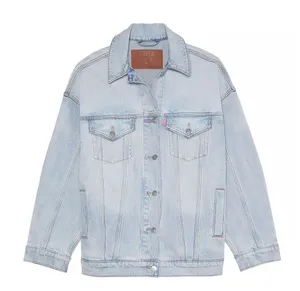 Pink Denim By‎ Oversized Trucker Jacket thumbnail 1
