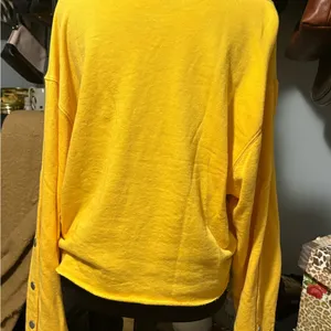 Victoria’s Secret PINK tag Yellow and Gray Women's Top size M thumbnail 4