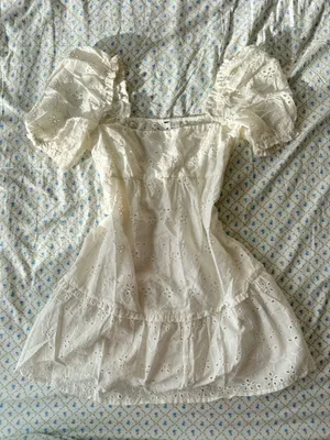 H&M eyelet dress thumbnail 1
