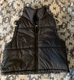 Crop Shein Vest Puffer thumbnail 1