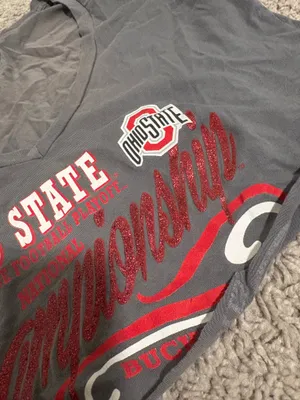 Ohio State crop top Gray Size M thumbnail 3